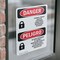 Signmission Lockout Tagout Setup Maintenance Bilingual Danger Sign, Vinyl Decal, 10in W x 14in L, 2PK OS-2PACK-DS-D-1014-VS-1428 - alternate 4
